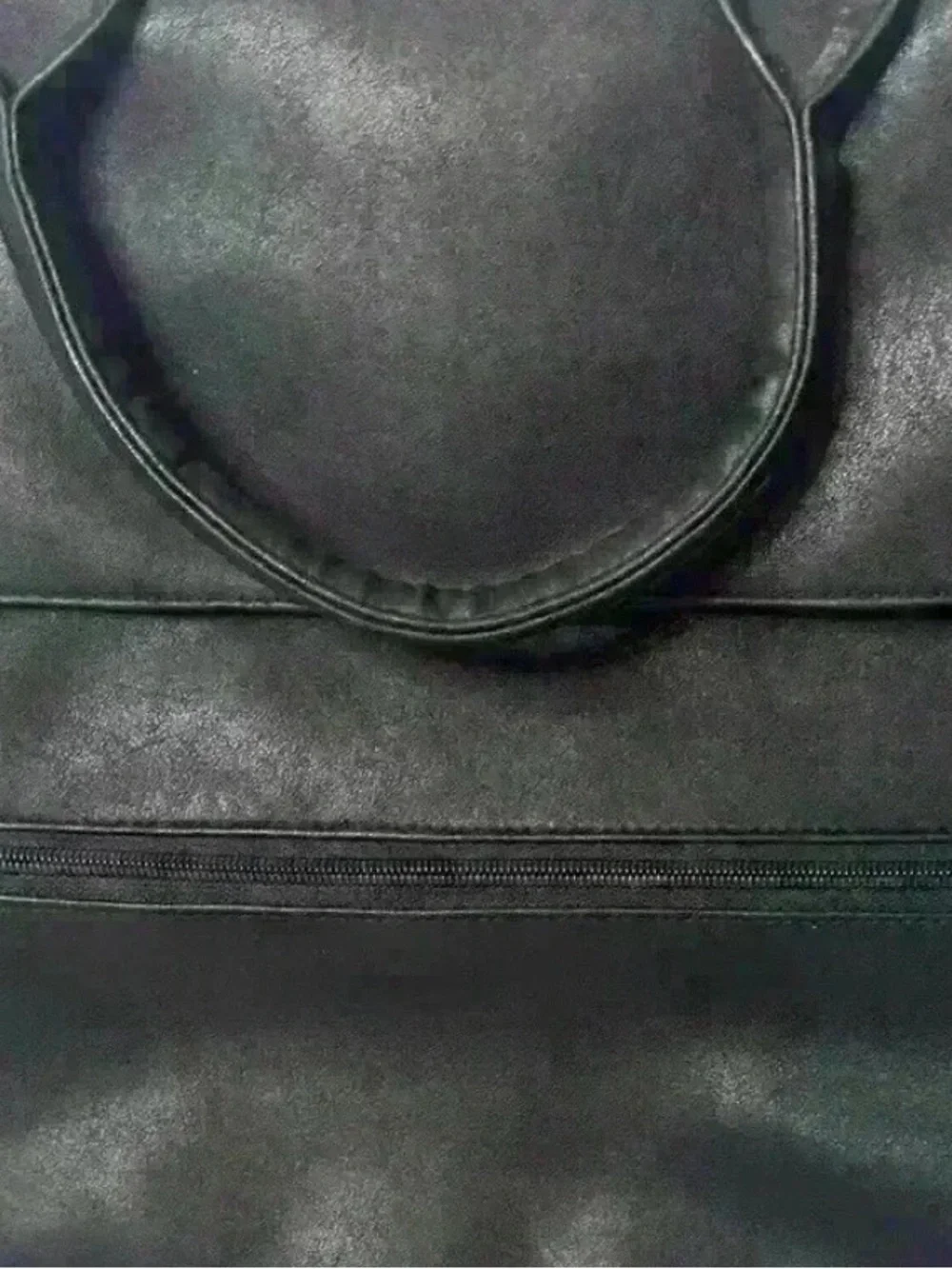Travelwell Black Faux Leather Briefcase Laptop Bag Work Travel Bag